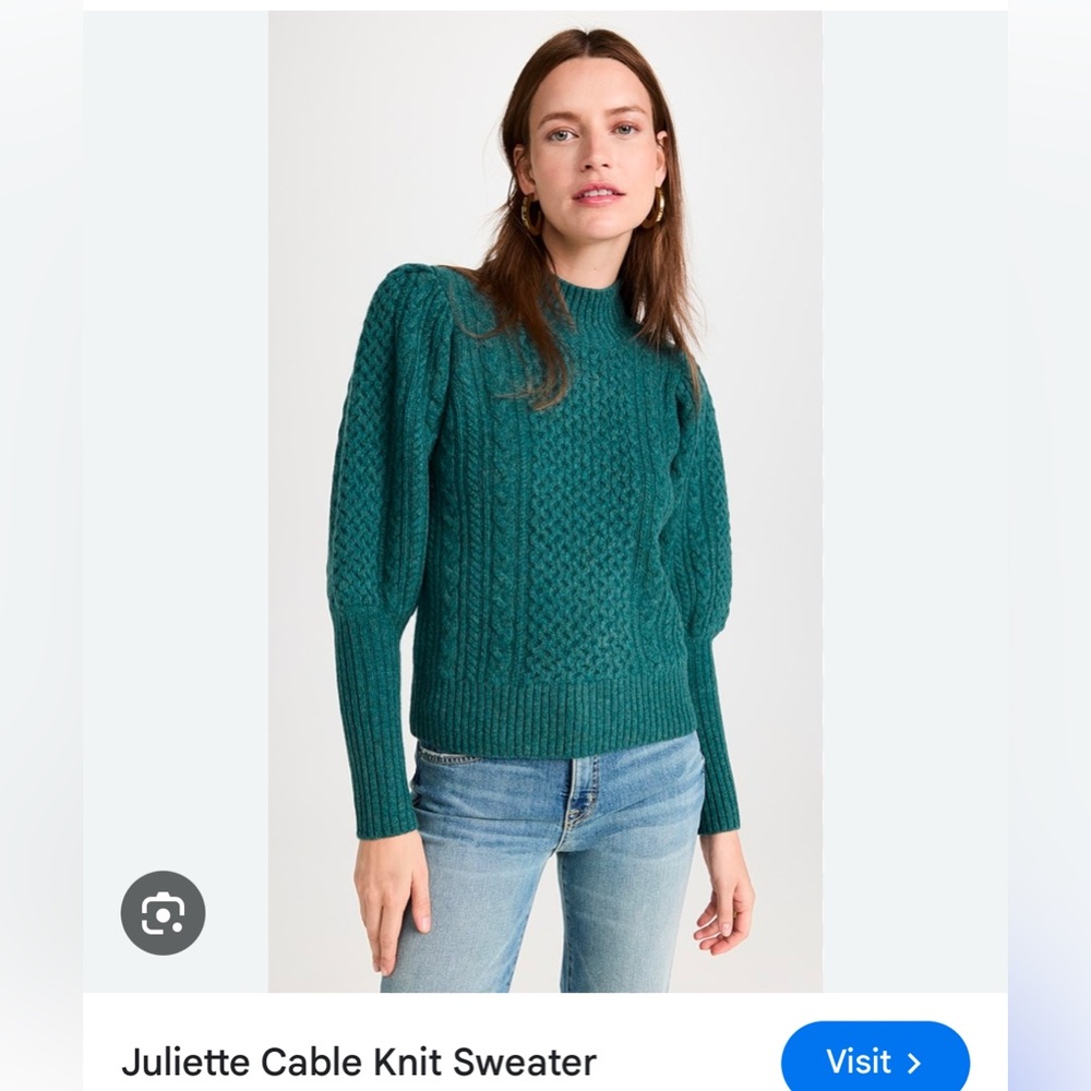 Sea NY Juliette cable Sweater - Forest - XS